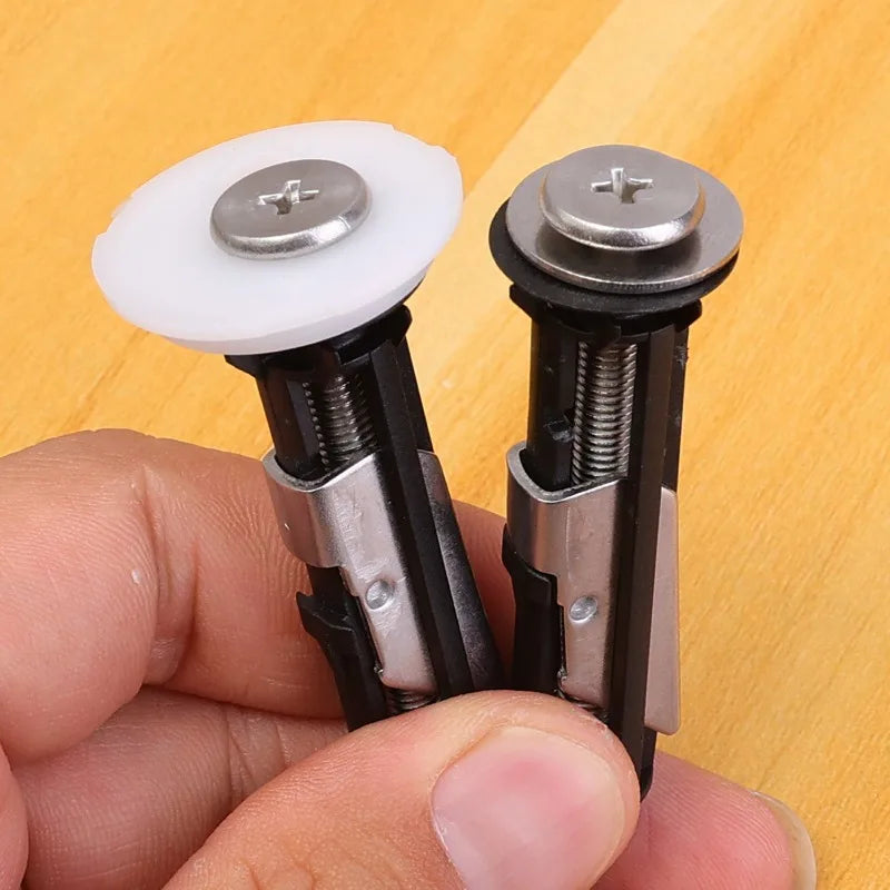 Stainless Steel Toilet Seat Bolt – Retractable Fixing Hardware for Toilet Lids