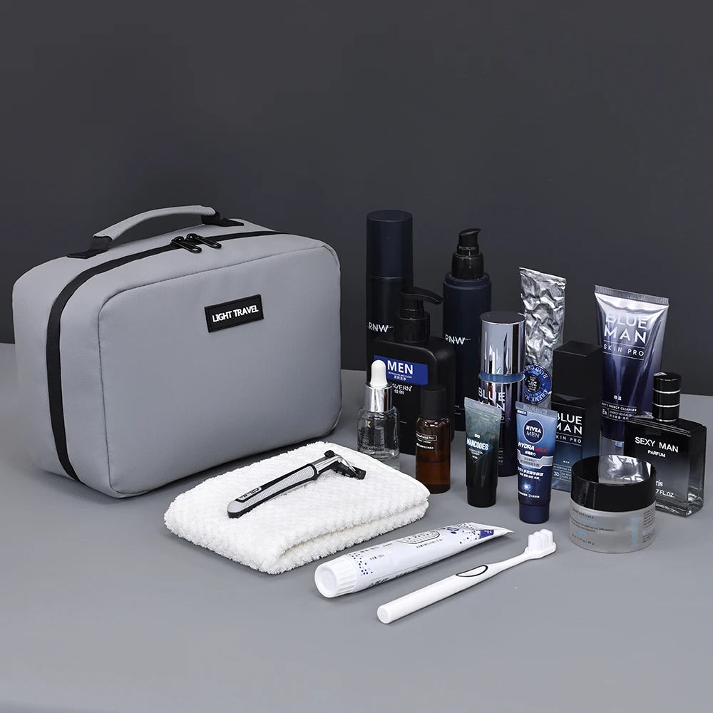 Large Waterproof Toiletry Bag – Portable Travel Organizer for Men and Women