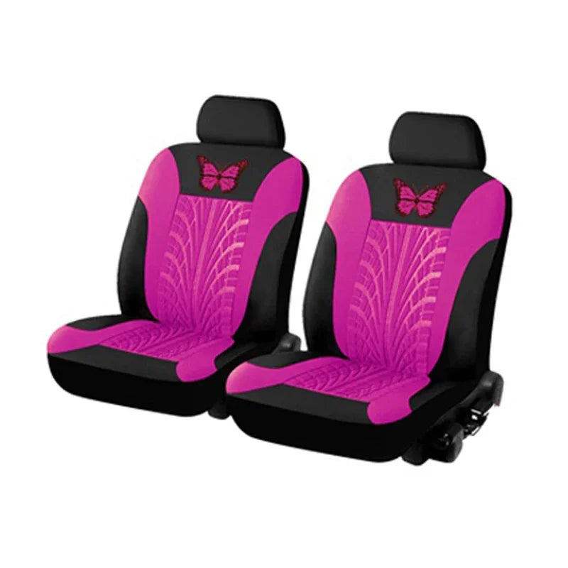 Butterfly Embroidered Car Seat Covers – Universal Auto Interior Accessories