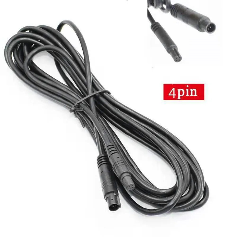 Dash Cam Extension Cable – 2.5M 4Pin/5Pin Cord for Rearview Car Cameras