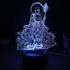 RGB LED Night Light Base – 16 Color Display Stand for Acrylic Art