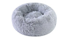 Plush Round Pet Bed – Warm Detachable Washable Nest for Cats and Small Dogs