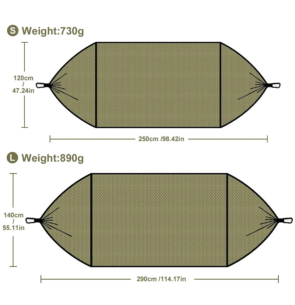 Camping Hammock – Quick Opening with Mosquito Net for Outdoor Sleeping
