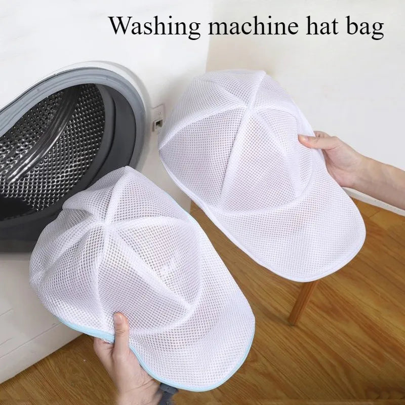 Baseball Cap Washing Bag – Anti-Deformation Mesh Cage for Laundry Care