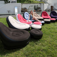 Inflatable Air Sofa Bed – Portable Foldable Recliner for Outdoor Camping