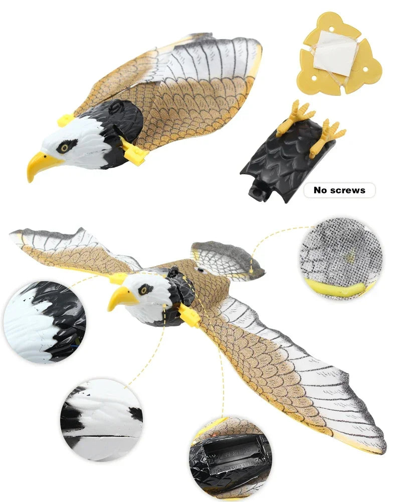Interactive Hanging Eagle Cat Toy – Electric Flying Bird for Pet Exercise