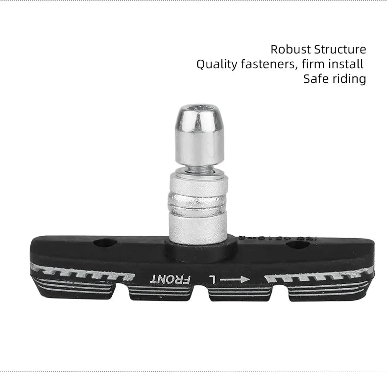 70mm V-Brake Pads – Threaded Linear Pull Shoes for Mountain Biking