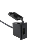 Waterproof USB Car Charger – 2.4A Power Socket for Motorcycle RV and Boat