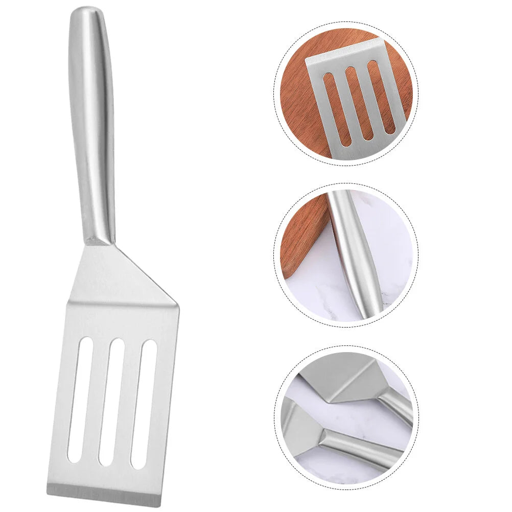 Stainless Steel Frying Spatula – Durable Kitchen Tool for Steak Cooking