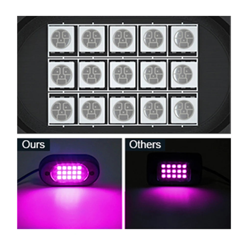 RGB LED Underglow Chassis Lights – Waterproof Exterior Decoration for Off-Road Trucks