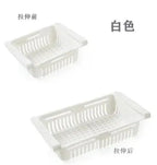 Retractable Refrigerator Storage Basket – Adjustable Kitchen Drawer for Organization
