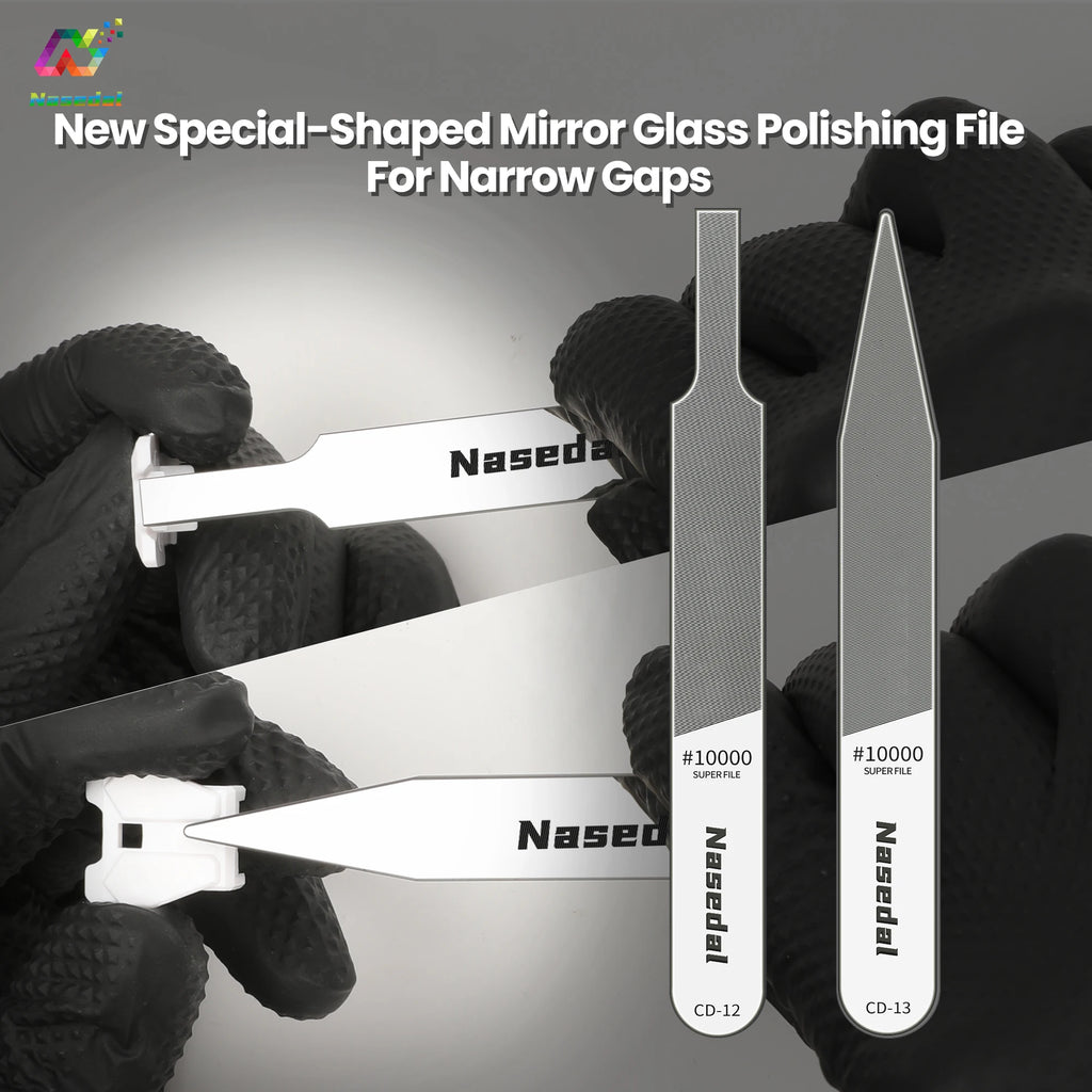 Glass Polishing File – Ultra Fine Mirror Finish for DIY Plastic Models