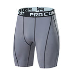 Men Compression Training Shorts – Elastic Gym Leggings for Bodybuilding Workout