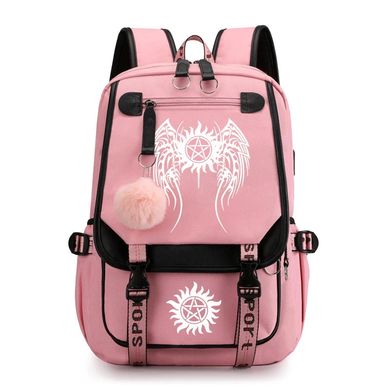 Large Capacity Travel Backpack – Laptop School Bag for Men and Women