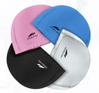 Waterproof PU Swimming Cap – Unisex Adult Professional Hat for Lap Training