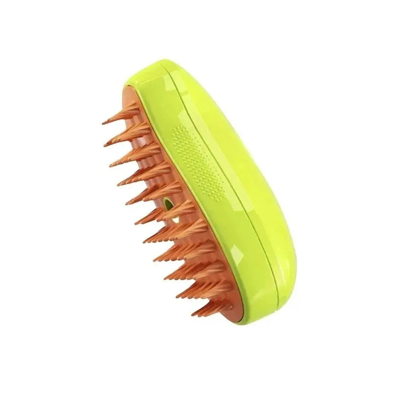 3-in-1 Pet Steam Grooming Brush – Electric Spray Comb for Dog and Cat Shedding