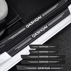 Carbon Fiber Door Threshold Stickers – Protective Scuff Guards for Nissan Qashqai