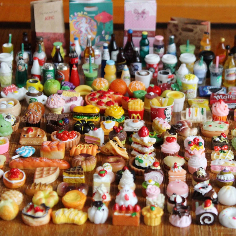 Miniature Food Set – 1:6 Scale Dollhouse Kitchen Accessories for BJD Dolls