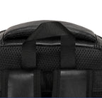 PU Leather USB Charging Laptop Backpack – Large Travel Bag for Men and Students