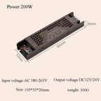 Dimmable LED Power Supply – Universal Transformer for Lighting Installations