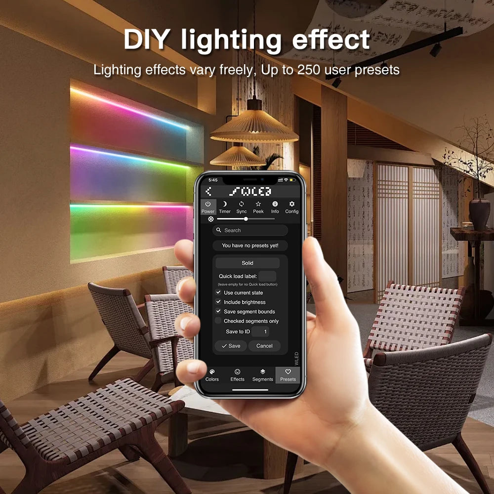 WLED LED Controller – ESP32 Smart Music Sync for DIY Lighting Projects