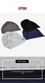 Cotton Sleep Cap – Breathable Unisex Headscarf for Nightwear and Hair Loss