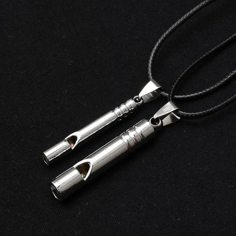 Titanium Emergency Whistle – Loud Keychain Tool for Outdoor Survival