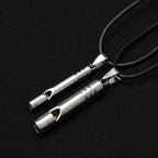Titanium Emergency Whistle – Loud Keychain Tool for Outdoor Survival