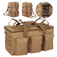 55L Tactical Duffel Backpack – Large Men's Bag for Hiking Travel and Gym