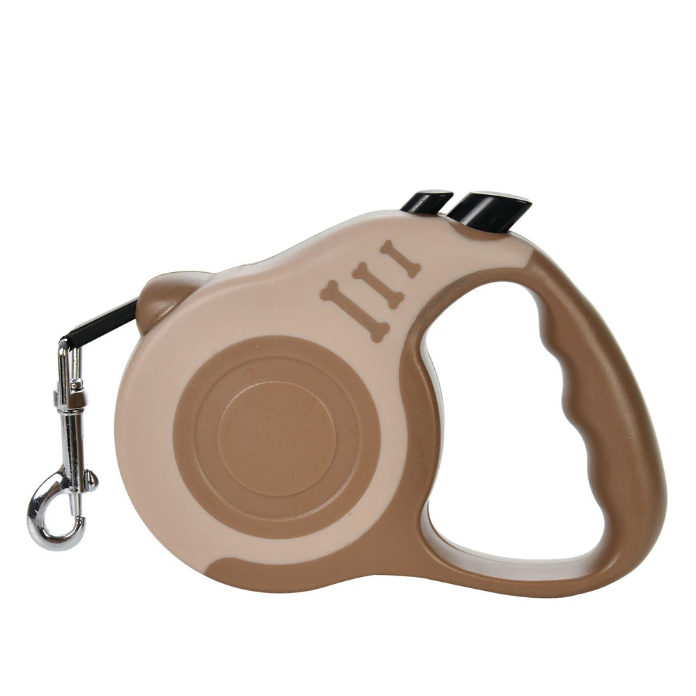 Retractable Nylon Dog Leash – Durable Automatic Lead for Small to Large Pets