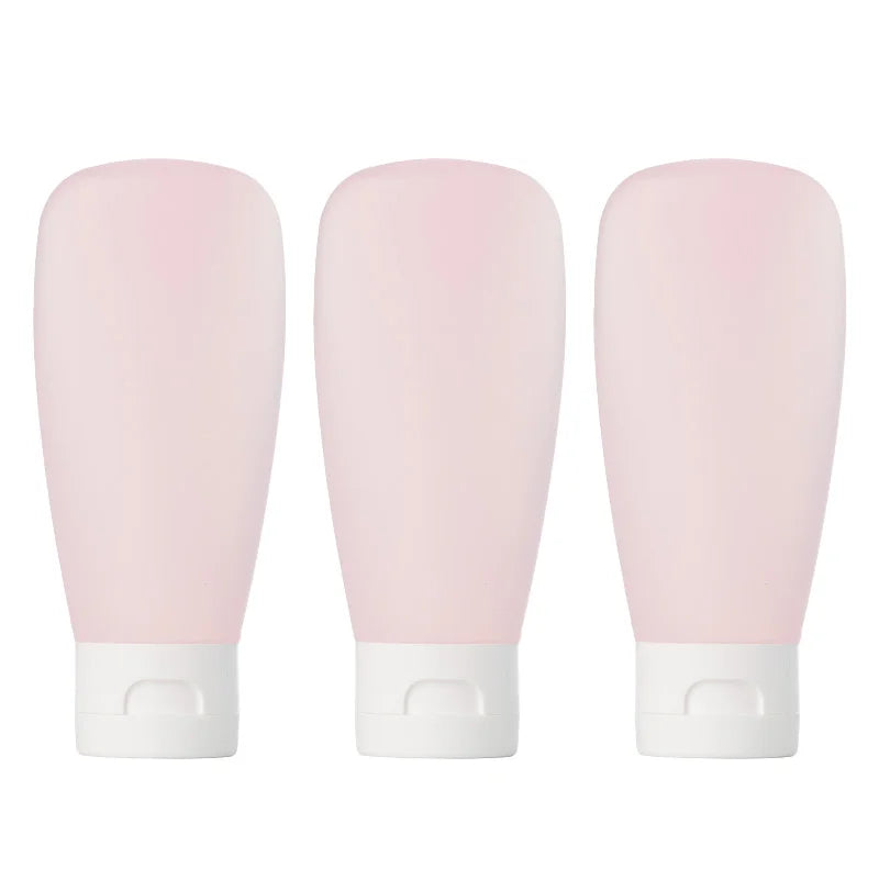 Refillable Squeeze Bottle Kit – Portable Travel Containers for Toiletries