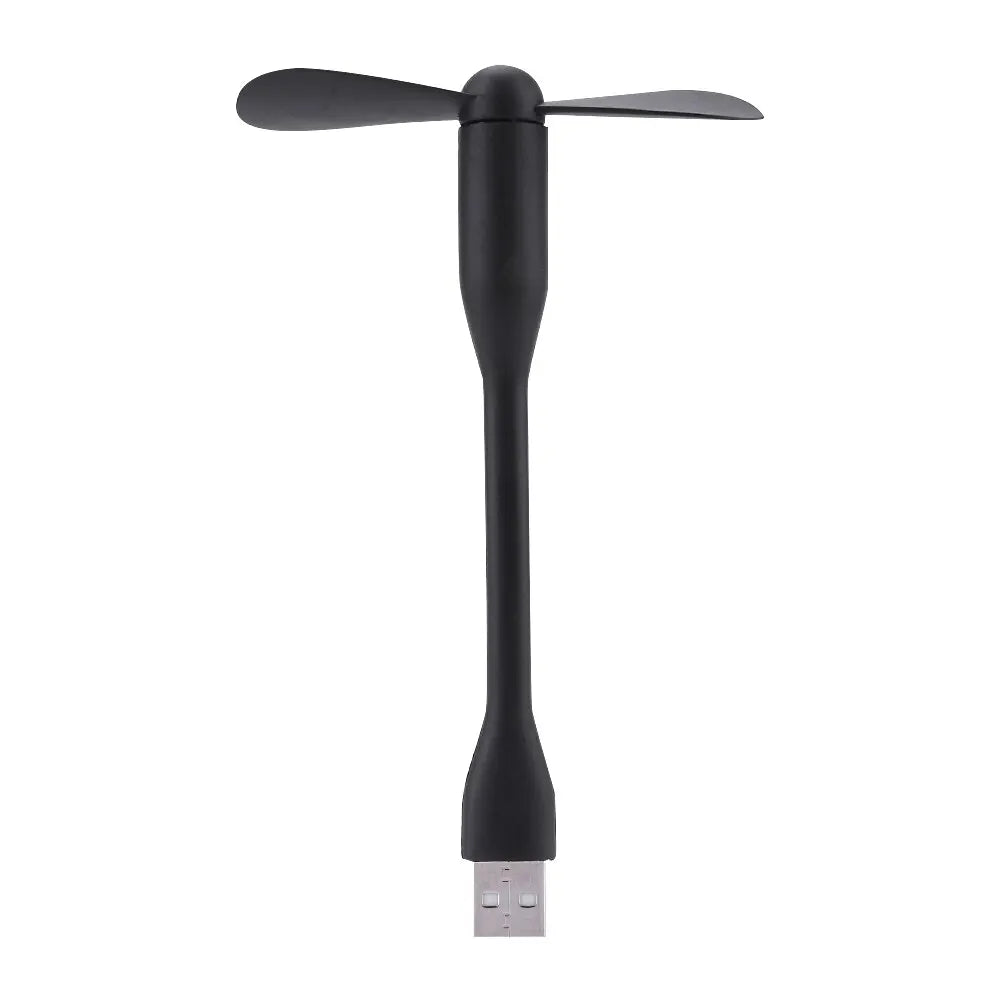 Portable Mini USB Fan – Flexible Bendable Cooling Gadget for Laptop and Travel