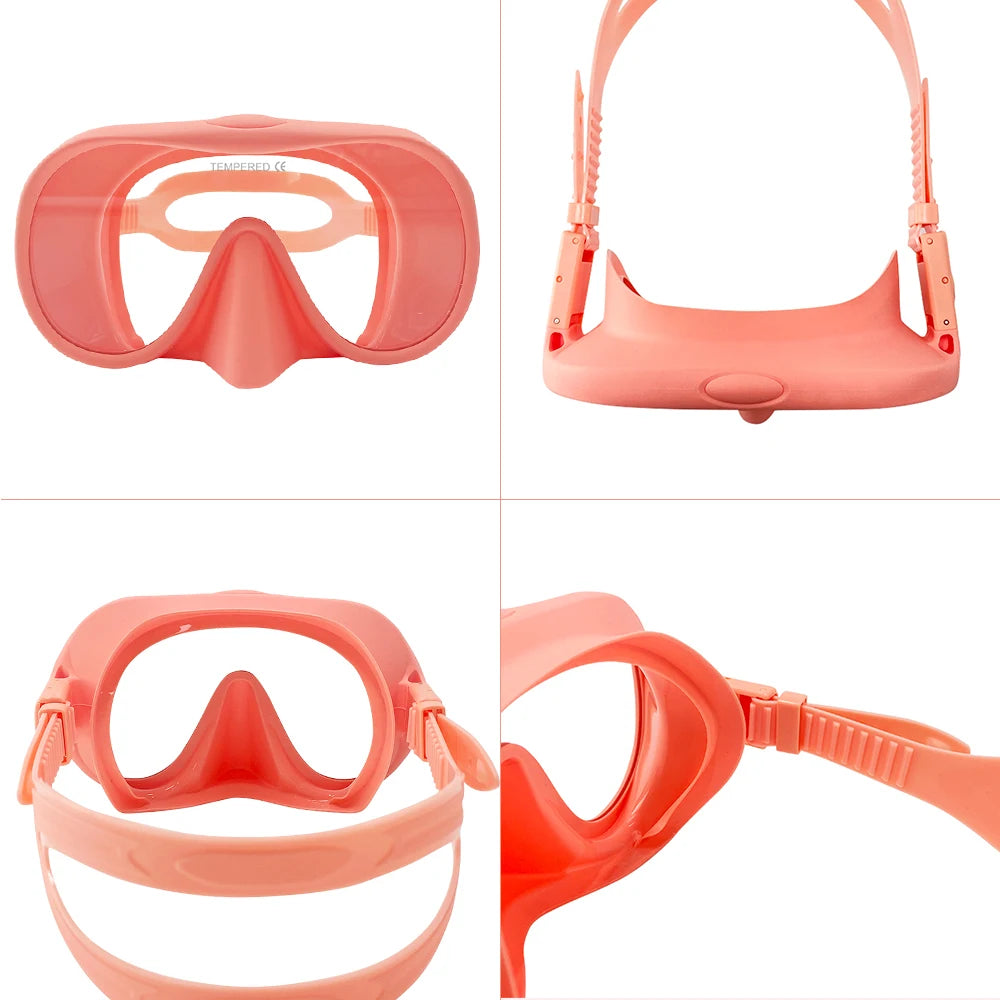Full Face Snorkel Mask – Anti-Fog Panoramic Diving Goggles for Underwater Swimming