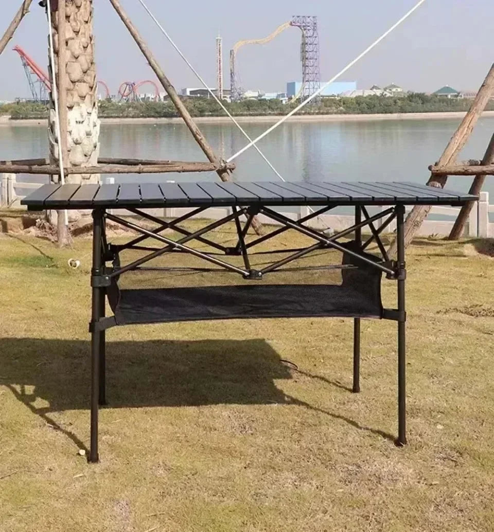 Aluminum Folding Camping Table – Lightweight Portable Desk for Picnics