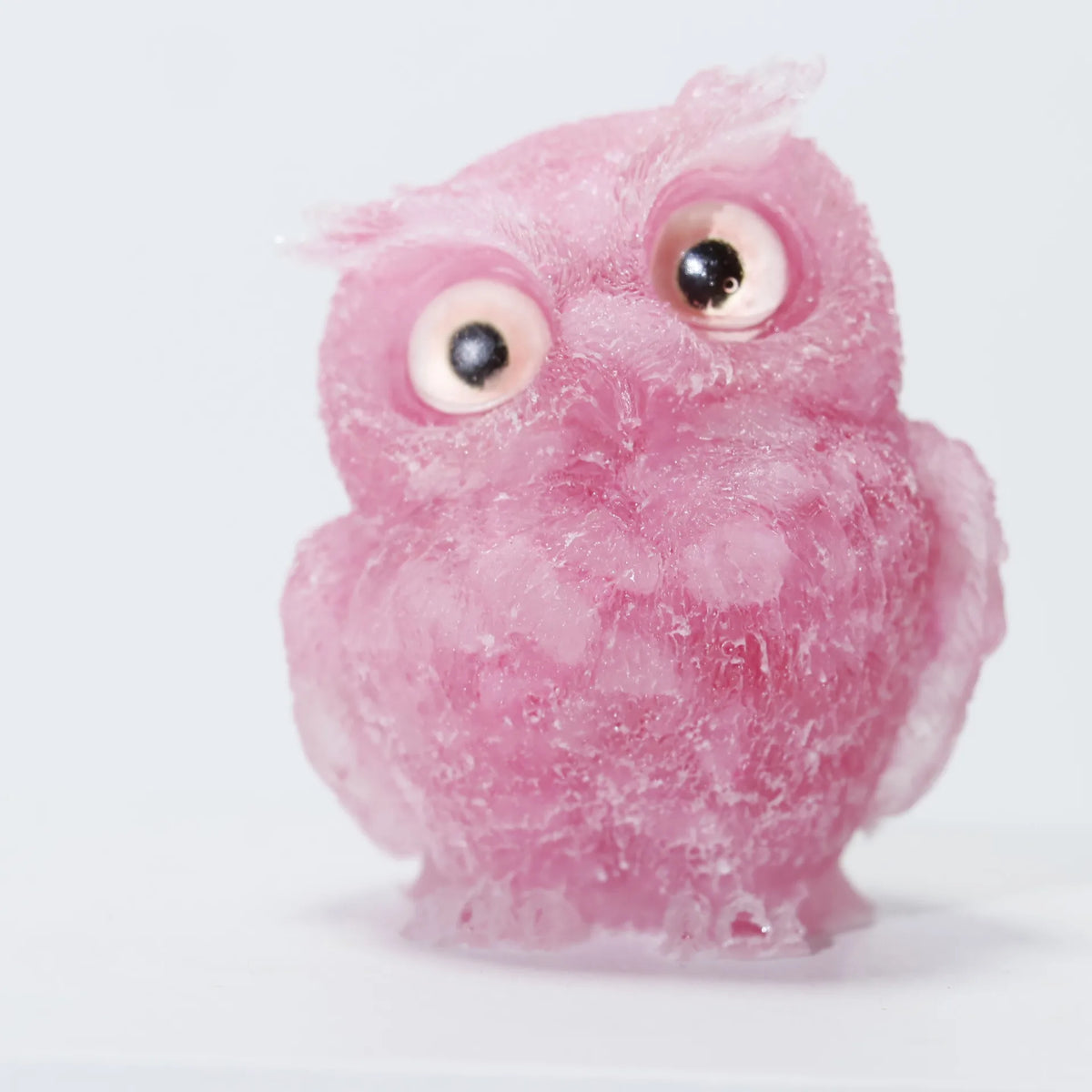 Crystal Owl Ornament – Natural Gemstone Figurine for Home Decor and Aquarium