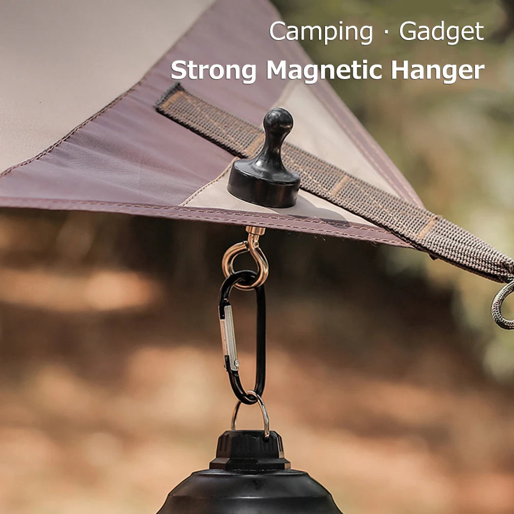Magnetic Hooks – Heavy Duty Steel Hangers for Outdoor Camping and Tents