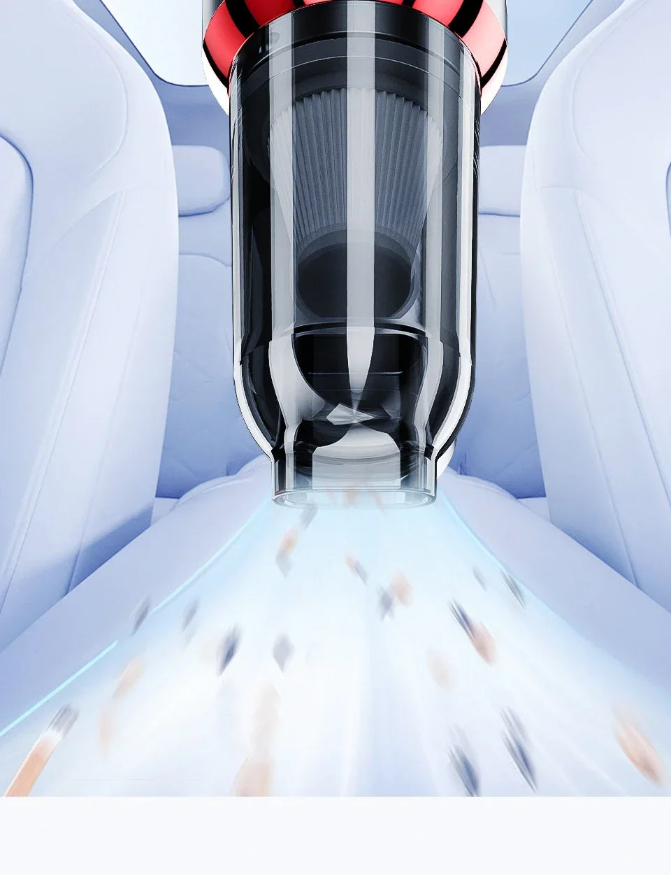 Portable Cordless Handheld Vacuum – High-Power Suction for Car and Home