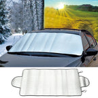 Universal Windshield Sunshade – 150x70cm Snow and Ice Cover for Winter Summer