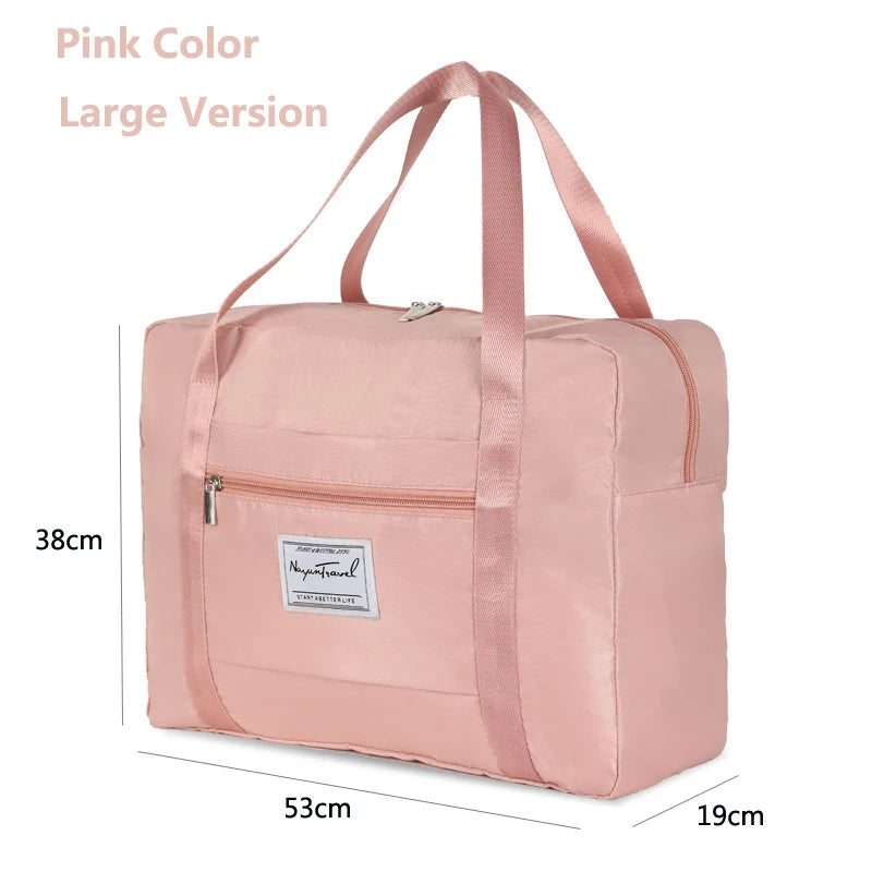 Foldable Travel Duffel Bag – Large Waterproof Carry-on for Airline Trips
