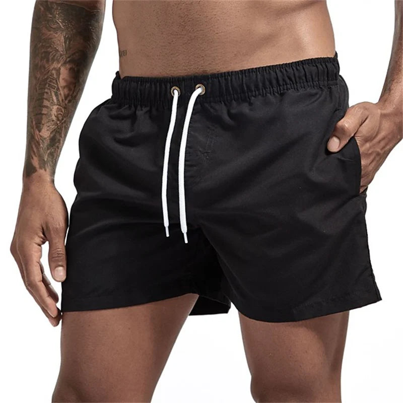 Mens Quick Dry Swim Trunks – Lightweight Beach Shorts for Summer Swimming