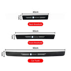 Carbon Fiber Door Sill Stickers – Protective Threshold Decals for Volkswagen