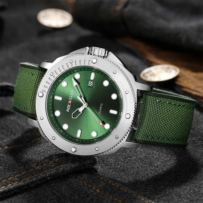Luxury Chronograph Wristwatch – Waterproof Luminous Calendar for Men