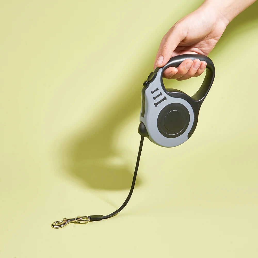 Retractable Nylon Dog Leash – Durable Automatic Lead for Small to Large Pets