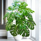 Artificial Tropical Leaf Plant – 60-103cm Potted Faux Greenery for Home Decor