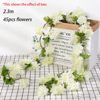 1.8m Silk Cherry Blossom Garland – Artificial Floral Vine for Wedding Decor