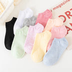 Breathable Cotton Ankle Socks – Mesh Sports Footwear for Summer Casual Wear