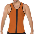 Men's Sauna Tank Top – Compression Body Shaper for Gym Weight Loss
