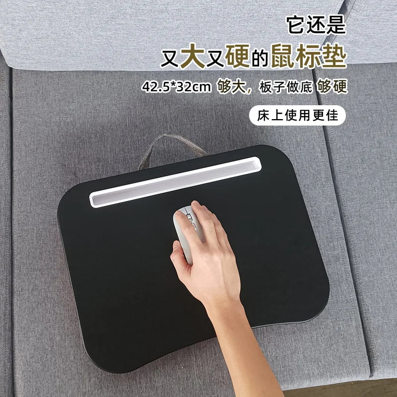 Multifunctional Laptop Desk – Foam Cushion Tray for Home Office Work