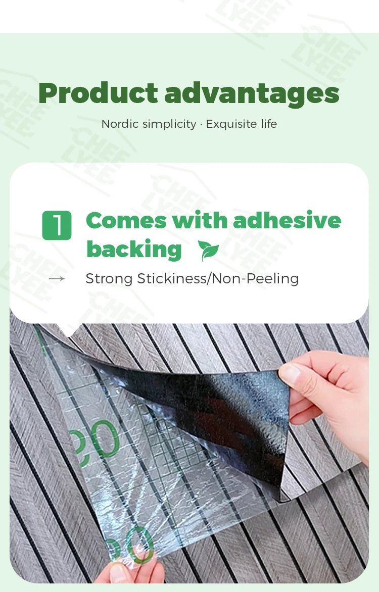 3D Self-Adhesive Foam Wall Panels – Peel and Stick Decor for Living Room