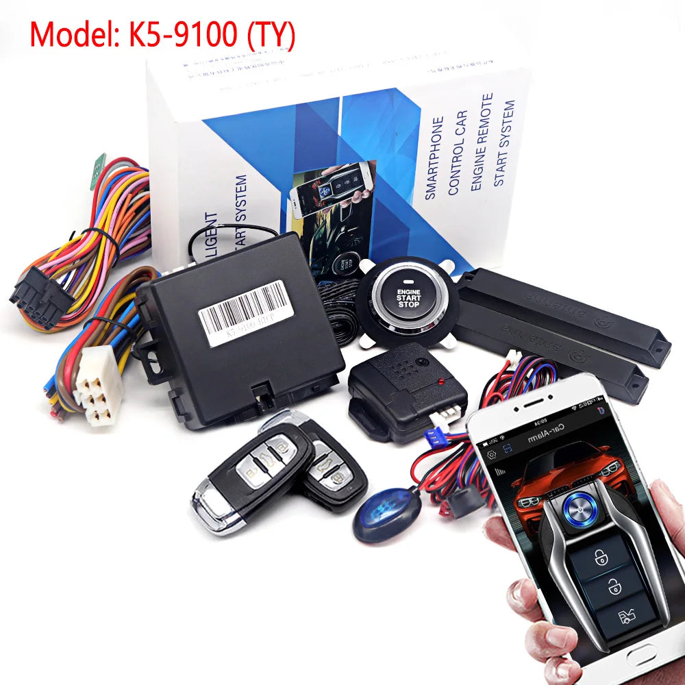 Smart Car Alarm – Remote Engine Start System for Vehicle Ignition